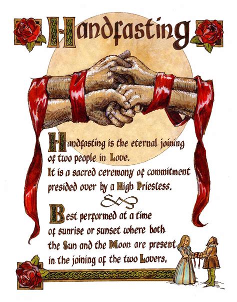 Pagan handfastinf ceremony